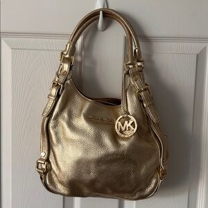 Michael Kors Gold Women's Shoulder Bag